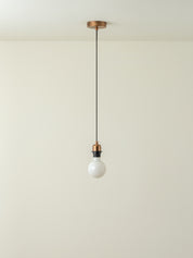 Capel - 1 light burnished brass drop cap lampholder kit | Ceiling Light | lights&lamps | UK | Modern Affordable Designer Lighting