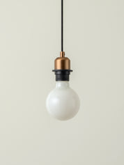 Capel - 1 light burnished brass drop cap lampholder kit | Ceiling Light | lights&lamps | UK | Modern Affordable Designer Lighting