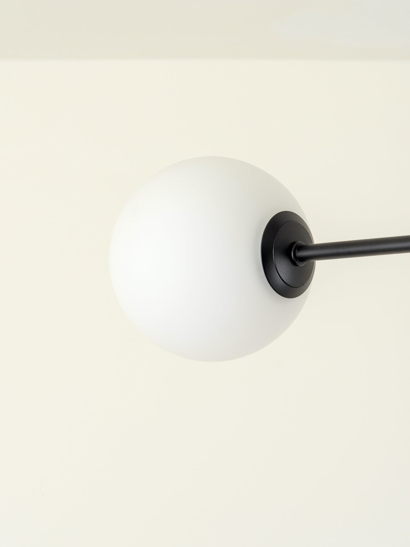 Chelso - 4 light matt black and opal flush | Ceiling Light | Lights & Lamps | UK