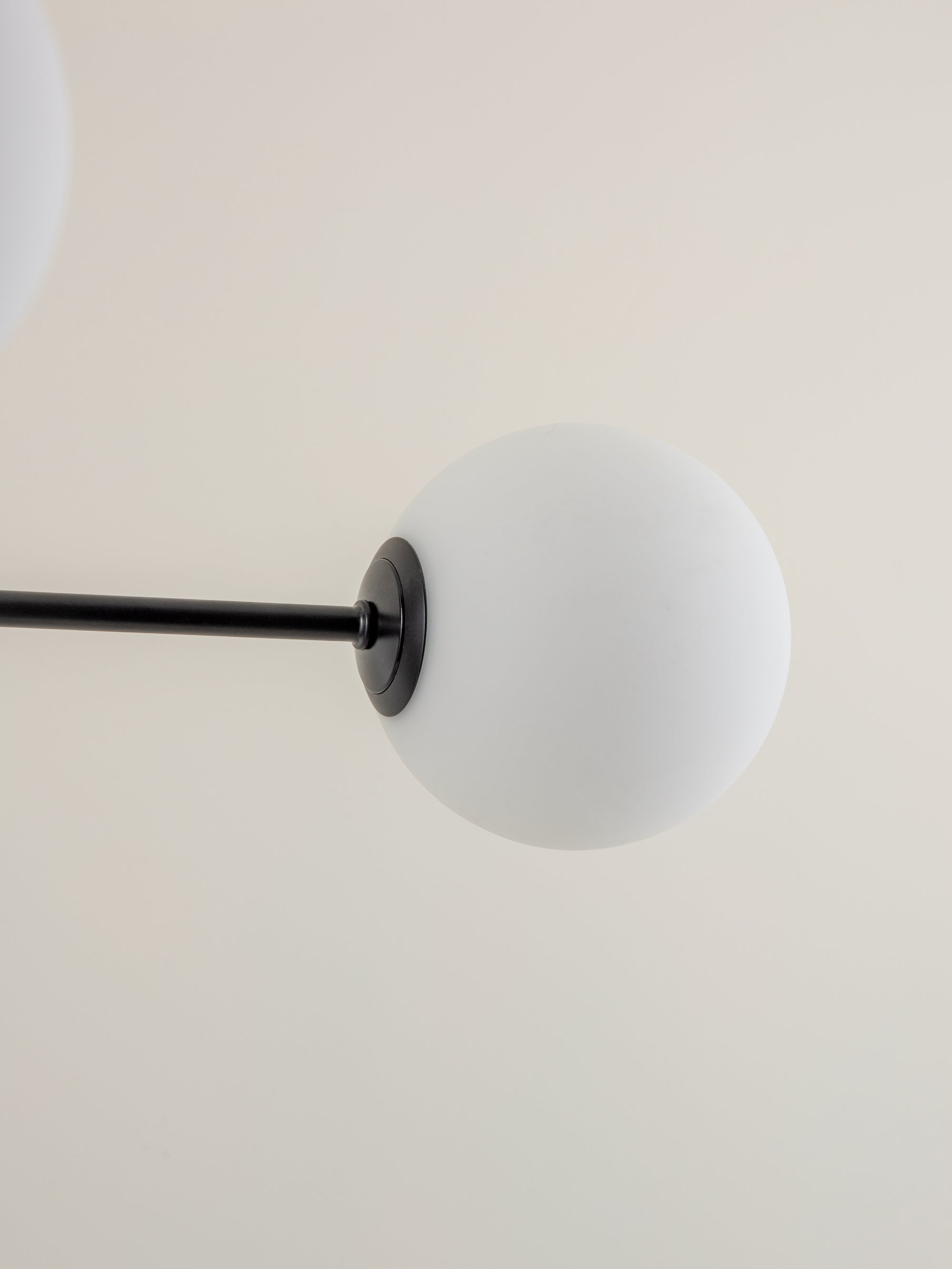 Chelso - 6 light matt black and opal pendant | Ceiling Light | Lights & Lamps | UK | Modern Affordable Designer Lighting