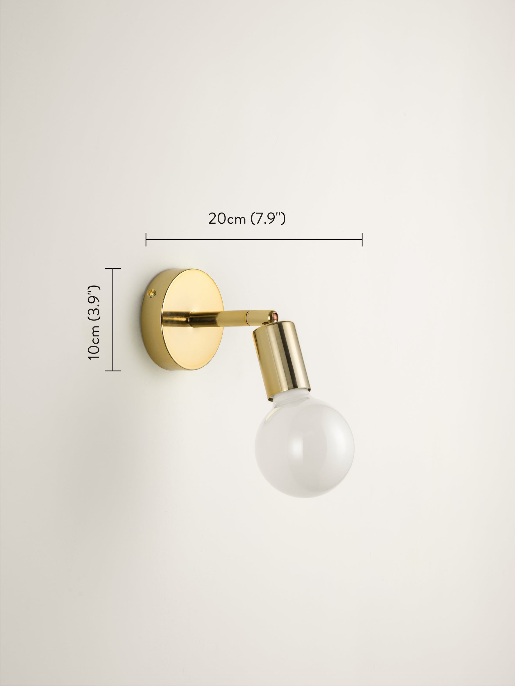Lever - 1 light brass wall light | Wall Light | Lights & Lamps | UK | Modern Affordable Designer Lighting