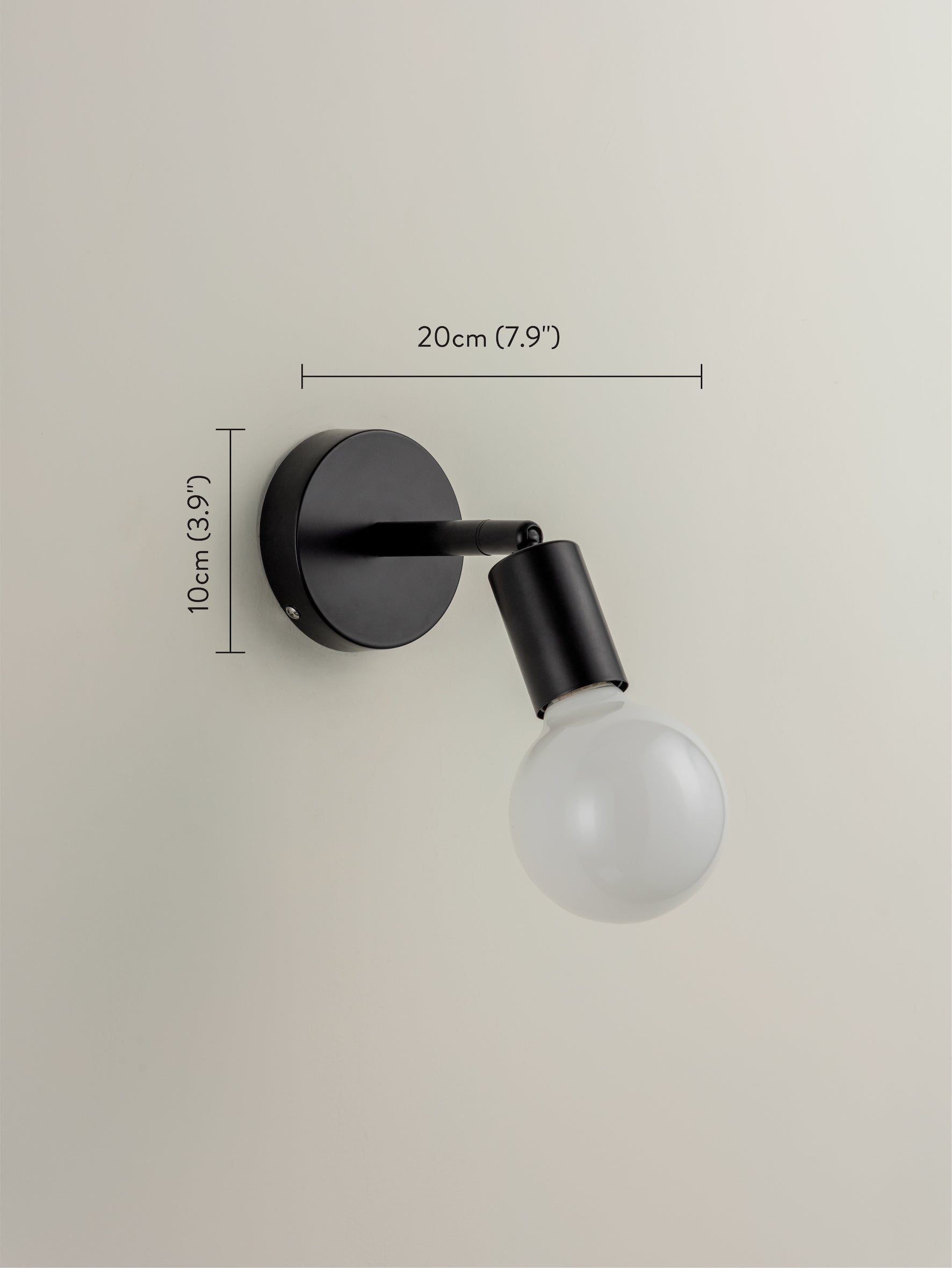 Lever - 1 light matt black wall light | Wall Light | Lights & Lamps | UK