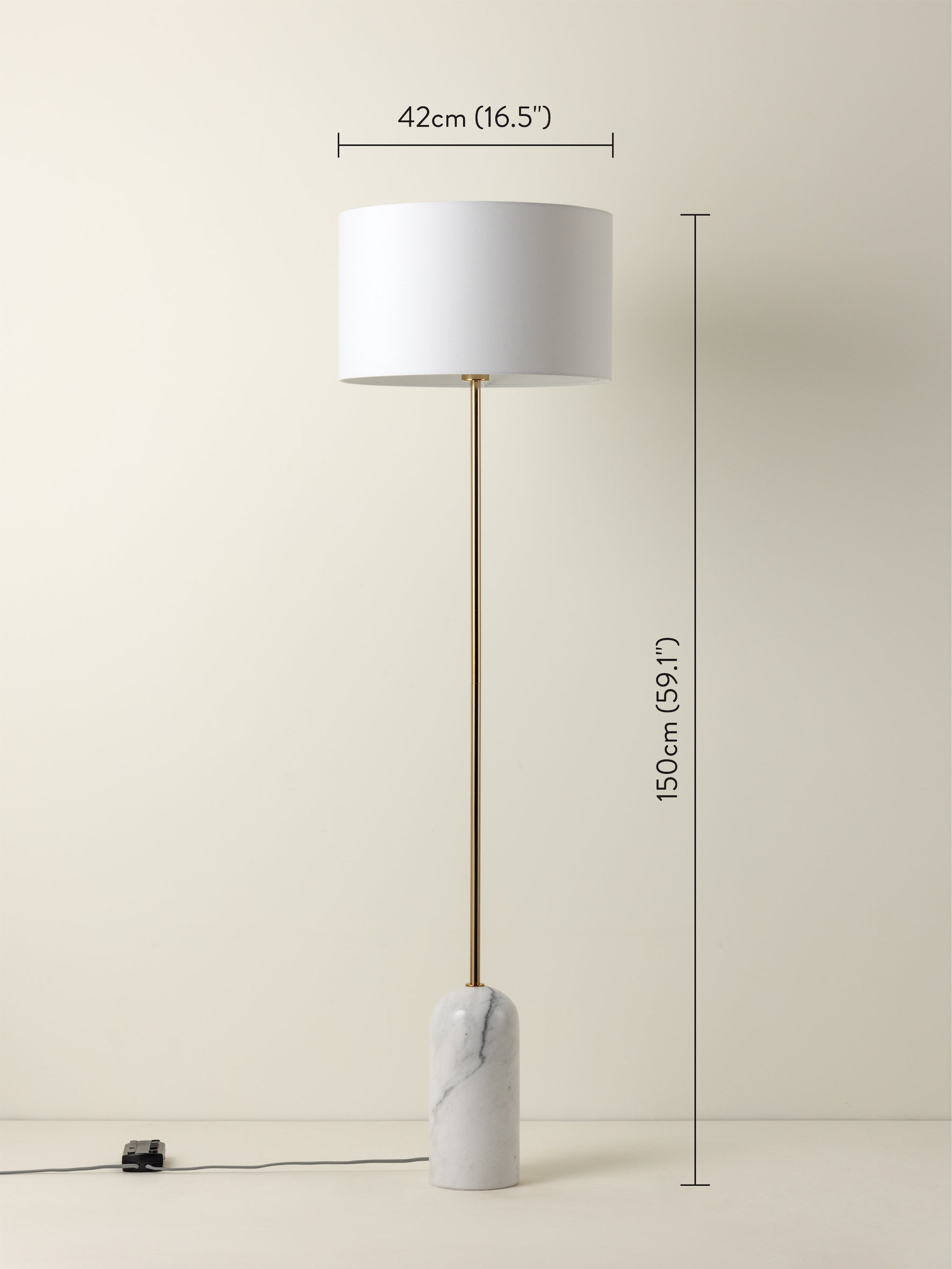 Raw marble floor deals lamp