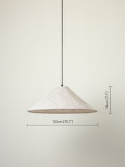 Siya - collapsible large linen shade | Lamp shade | lights&lamps | UK | Modern Affordable Designer Lighting