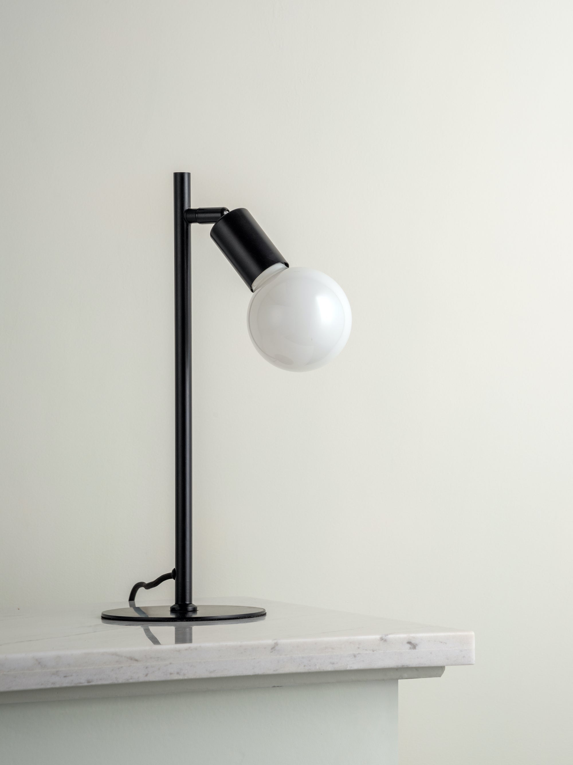 Lever - 1 light matt black task table lamp | Table Lamp | Lights & Lamps | UK