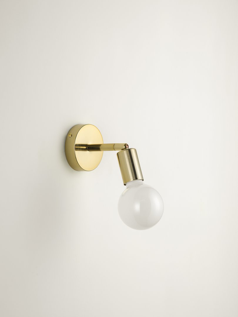 Lever - 1 light brass wall light | Wall Light | Lights & Lamps | UK | Modern Affordable Designer Lighting