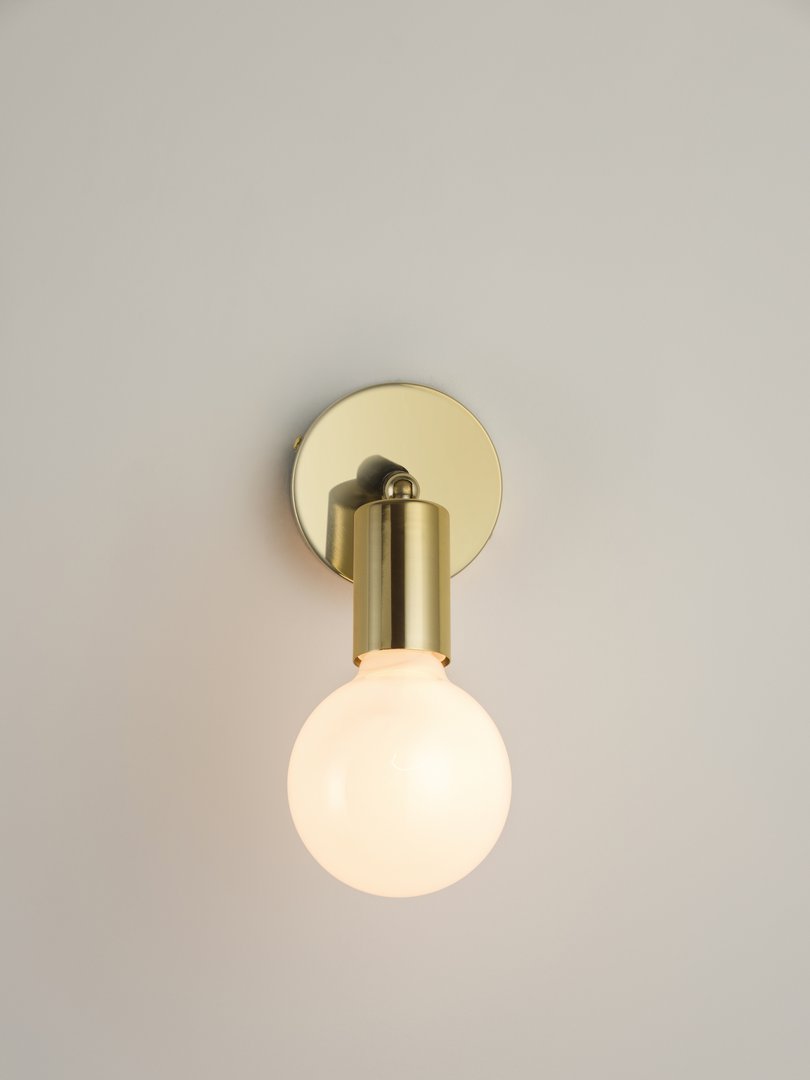 Brass wall deals mounted lights