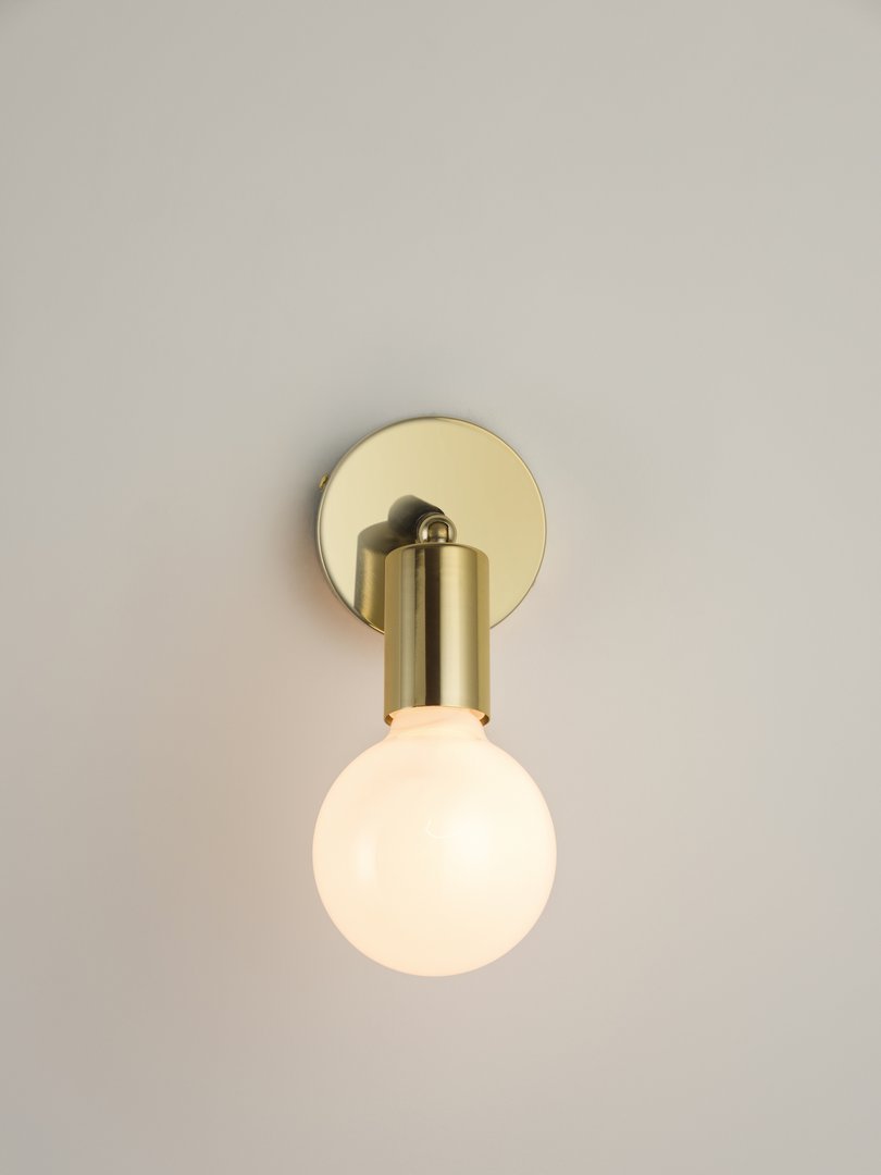 Lever - 1 light brass wall light | Wall Light | Lights & Lamps | UK | Modern Affordable Designer Lighting
