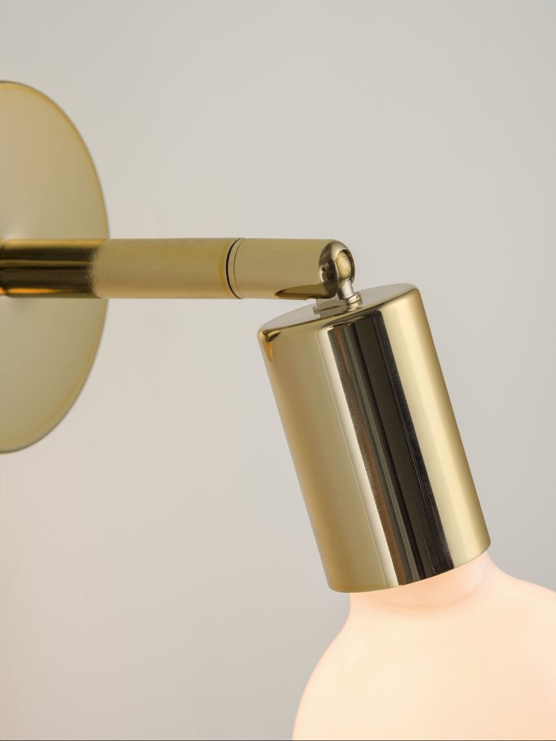 Lever - 1 light brass wall light | Wall Light | Lights & Lamps | UK | Modern Affordable Designer Lighting