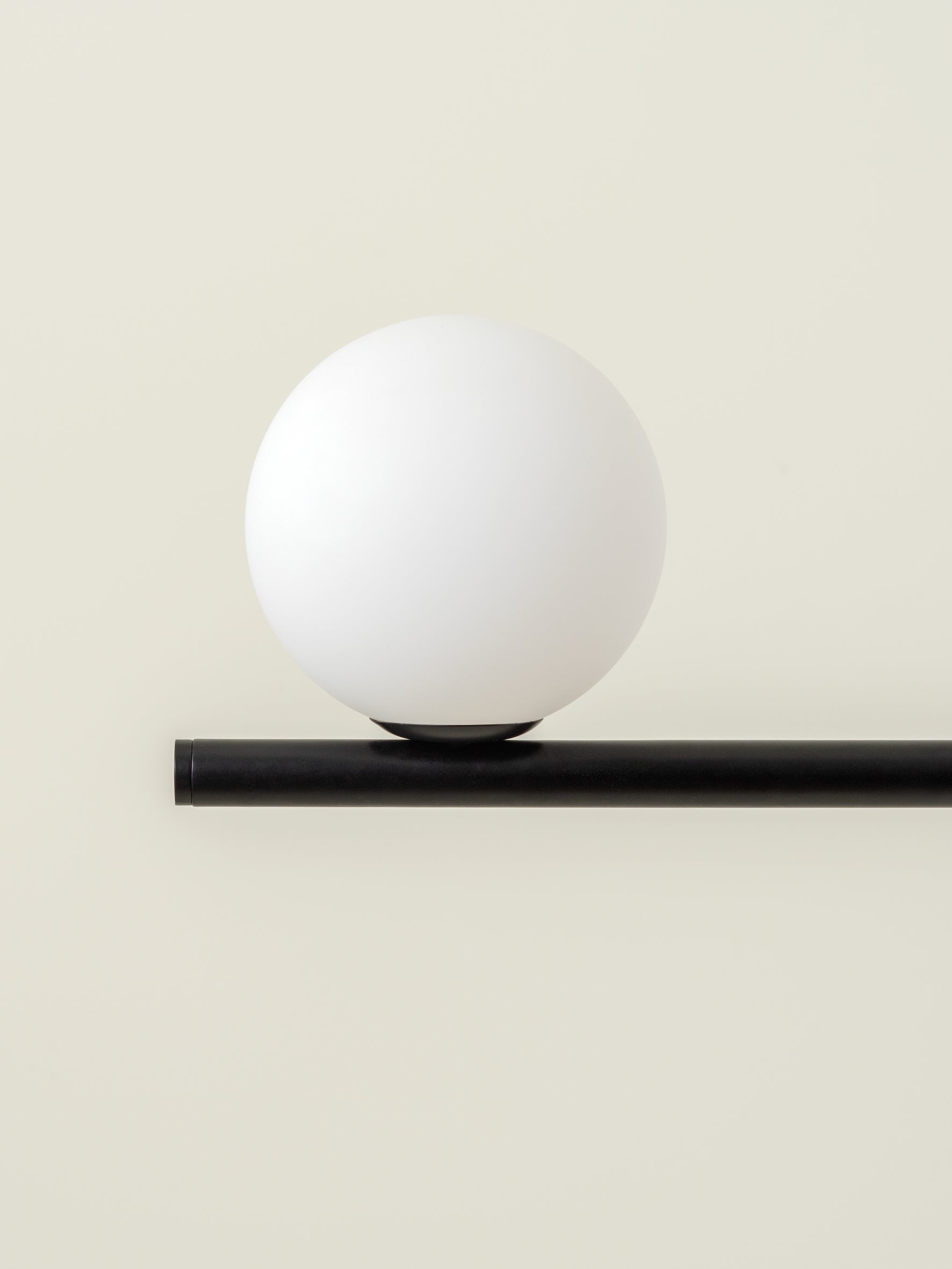 Perch - 4 light matt black and opal pendant bar | Ceiling Light | Lights & Lamps | UK | Modern Affordable Designer Lighting