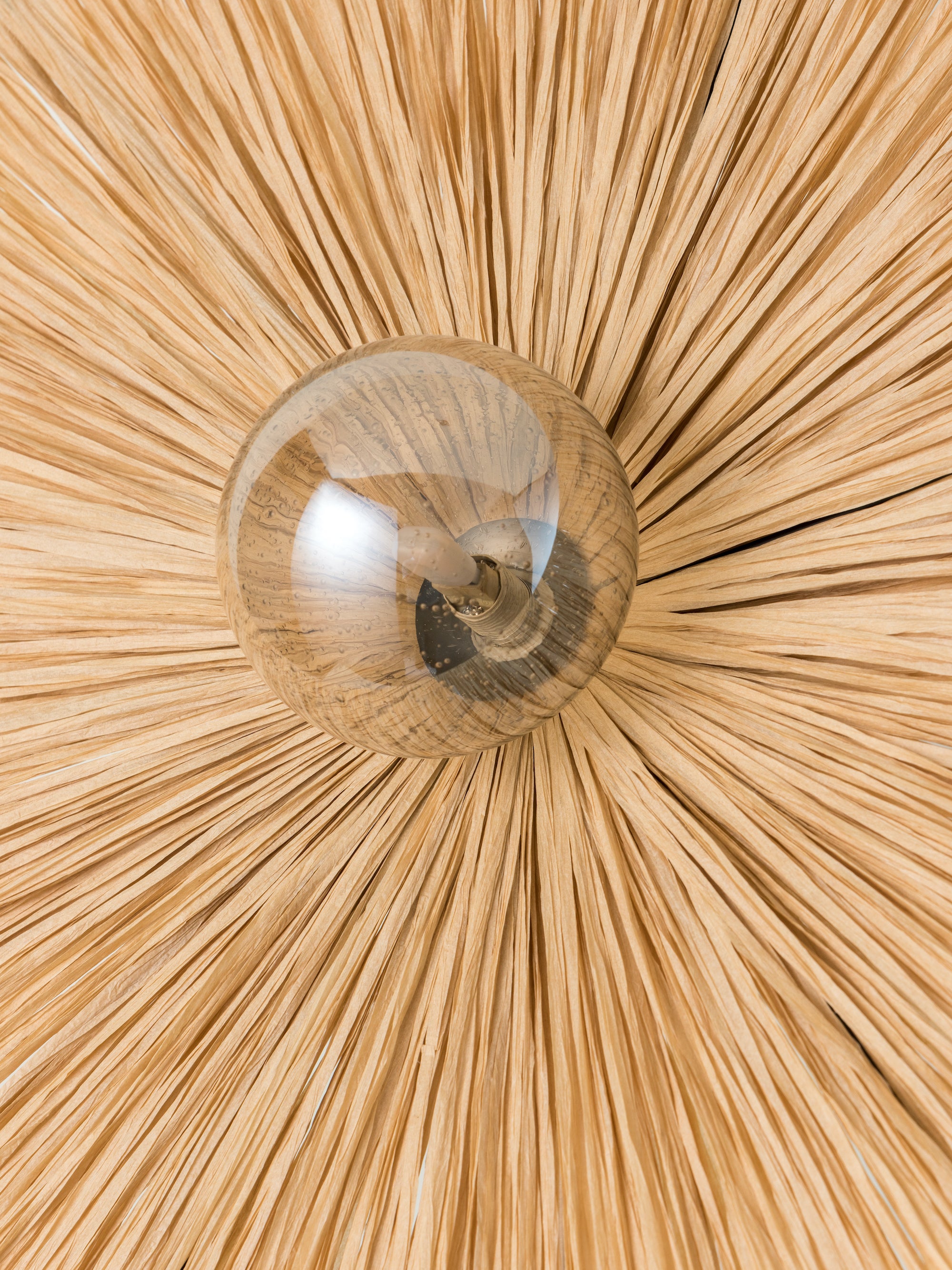 Raffia floor online lamp