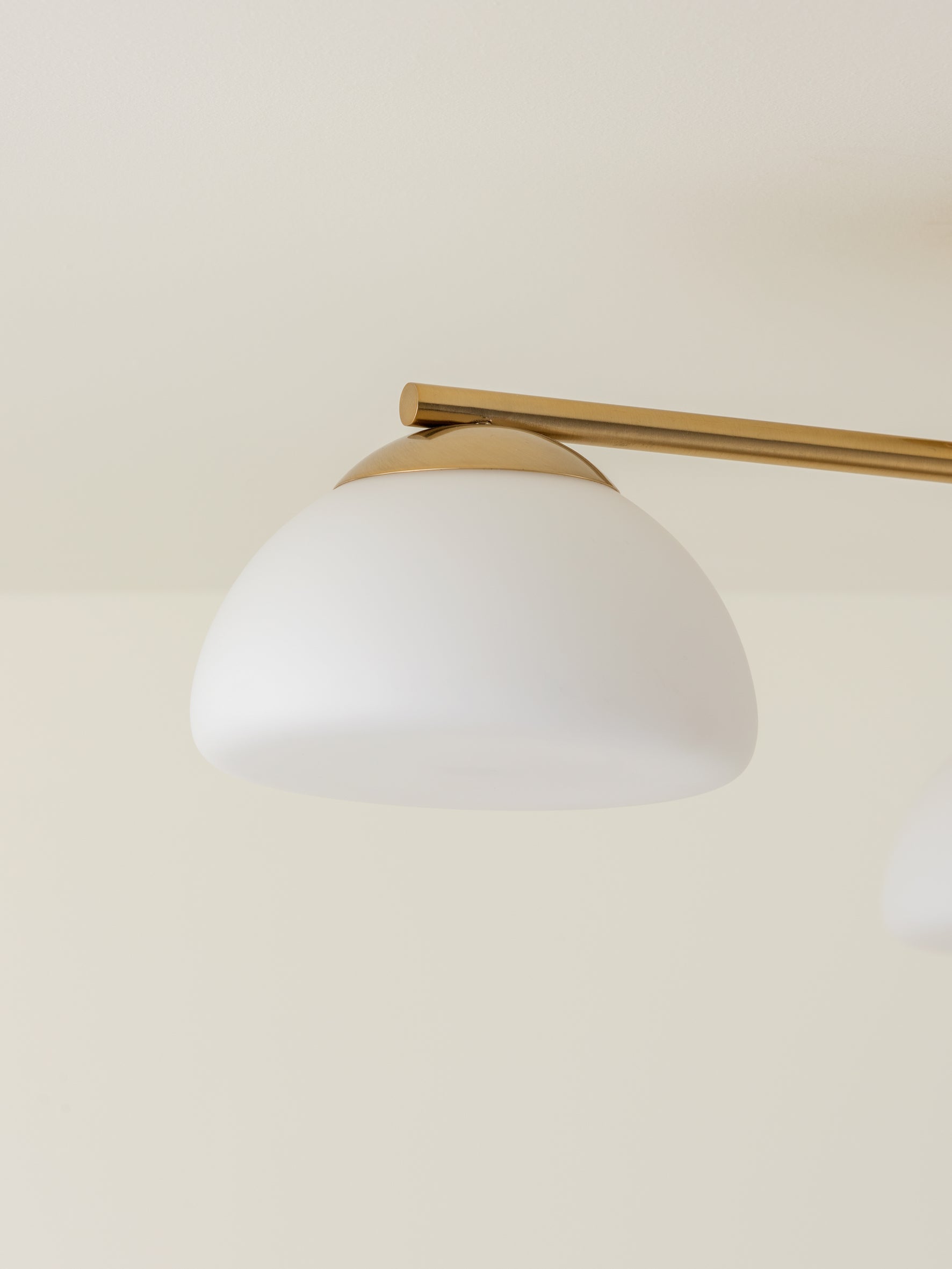 Silio - 3 light brass and opal flush | Ceiling Light | Lights & Lamps | UK