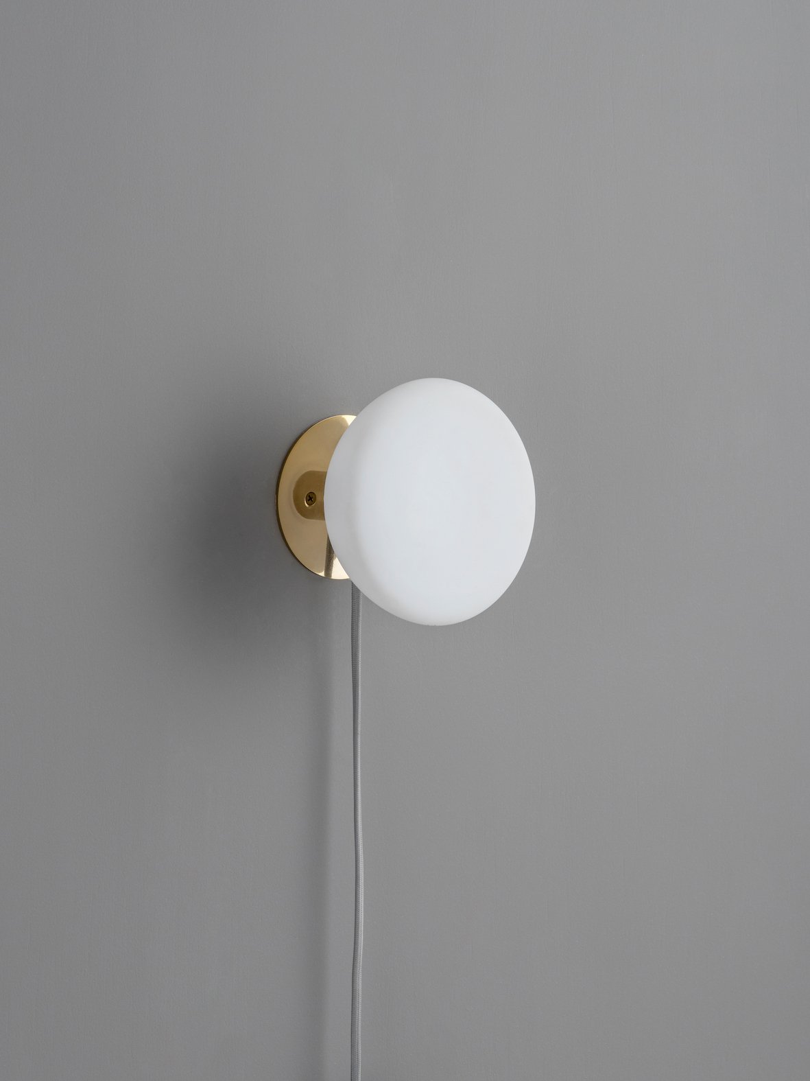 Silio - 1 light brass and opal wall light | Wall Light | Lights & Lamps | UK | Modern Affordable Designer Lighting