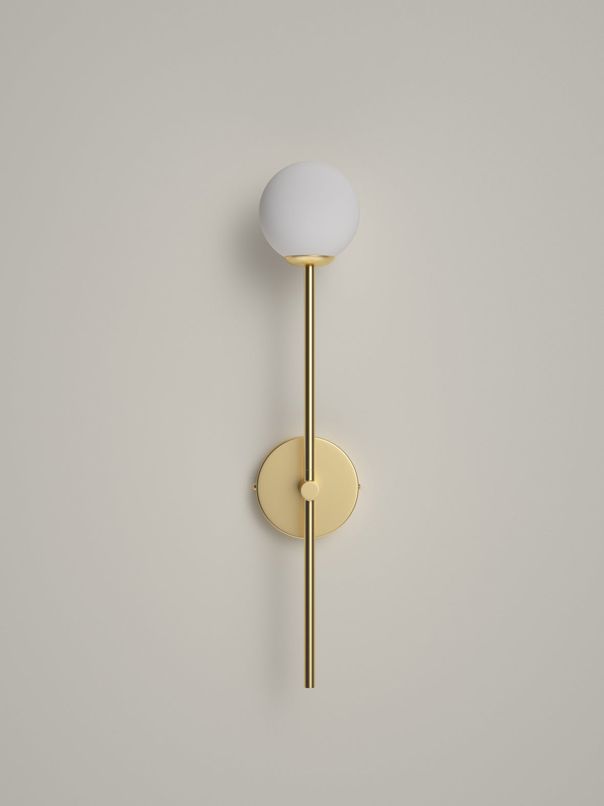 Chelso - brushed brass and opal wall light | Wall Light | Lights & Lamps | UK | Modern Affordable Designer Lighting