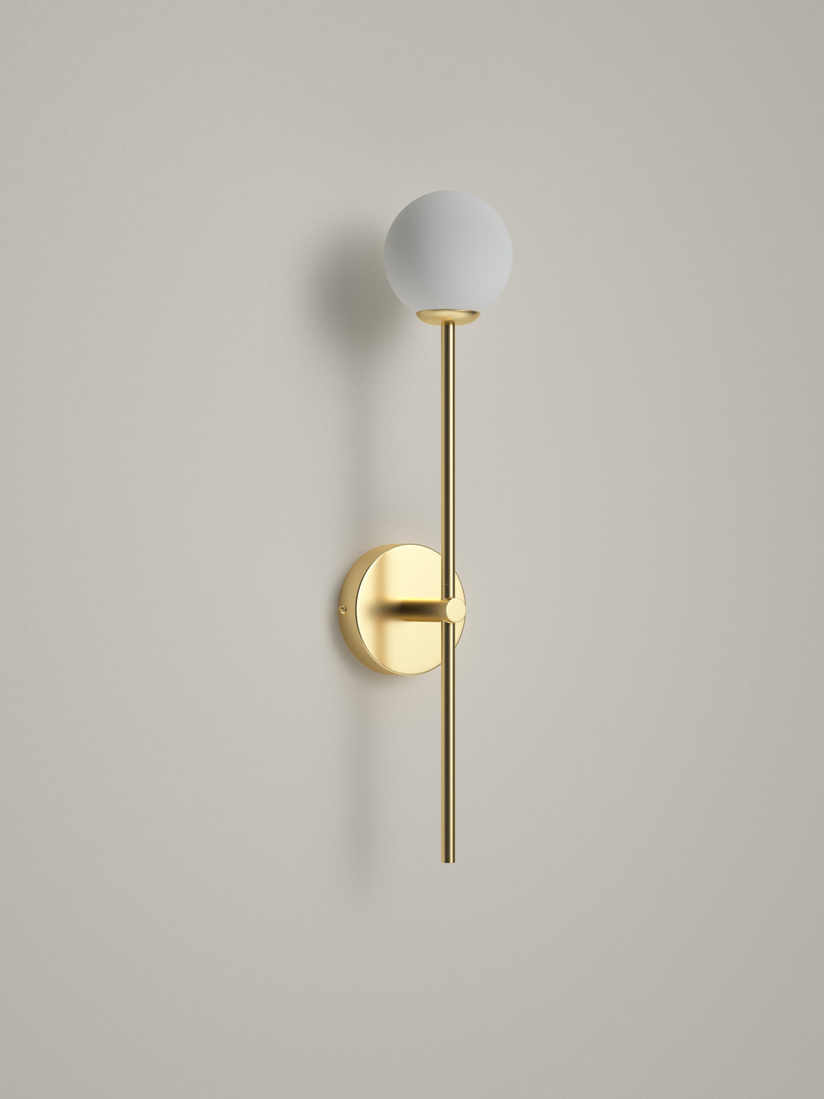 Chelso - brushed brass and opal wall light | Wall Light | Lights & Lamps | UK | Modern Affordable Designer Lighting