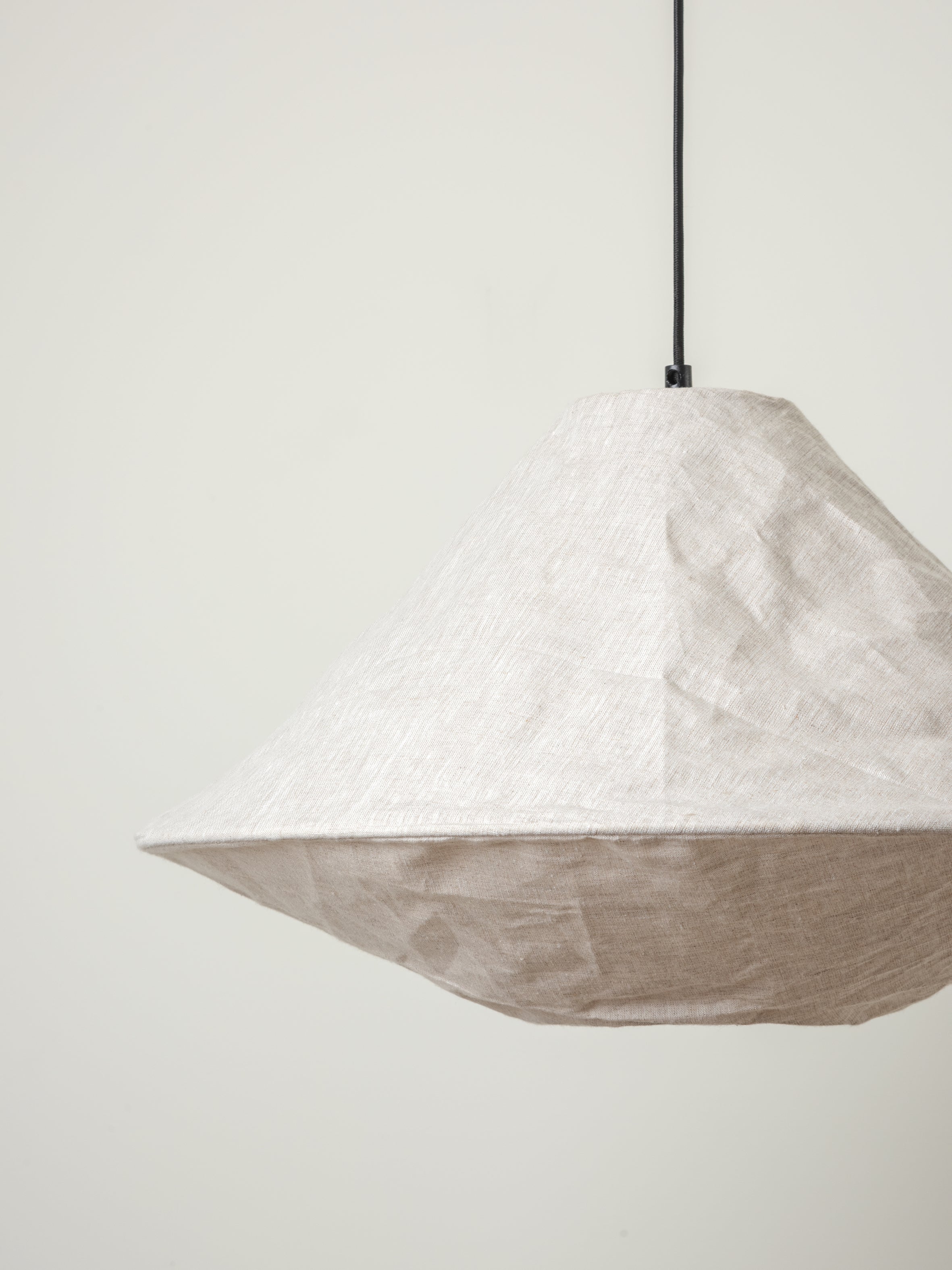 Siya - collapsible linen shade | Lamp shade | lights&lamps | UK | Modern Affordable Designer Lighting