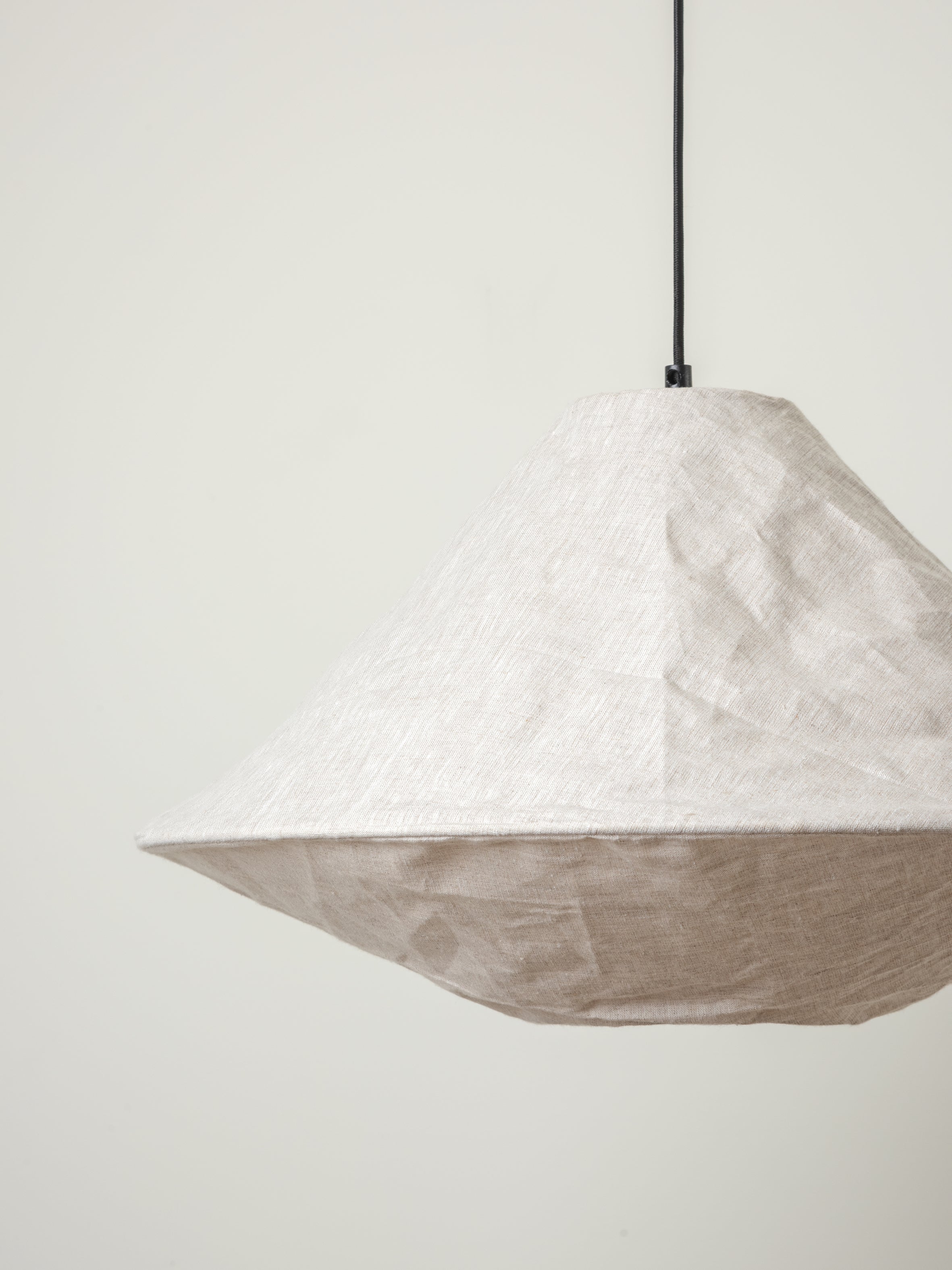 Siya - collapsible linen shade | Lamp shade | Lights & Lamps | UK | Modern Affordable Designer Lighting
