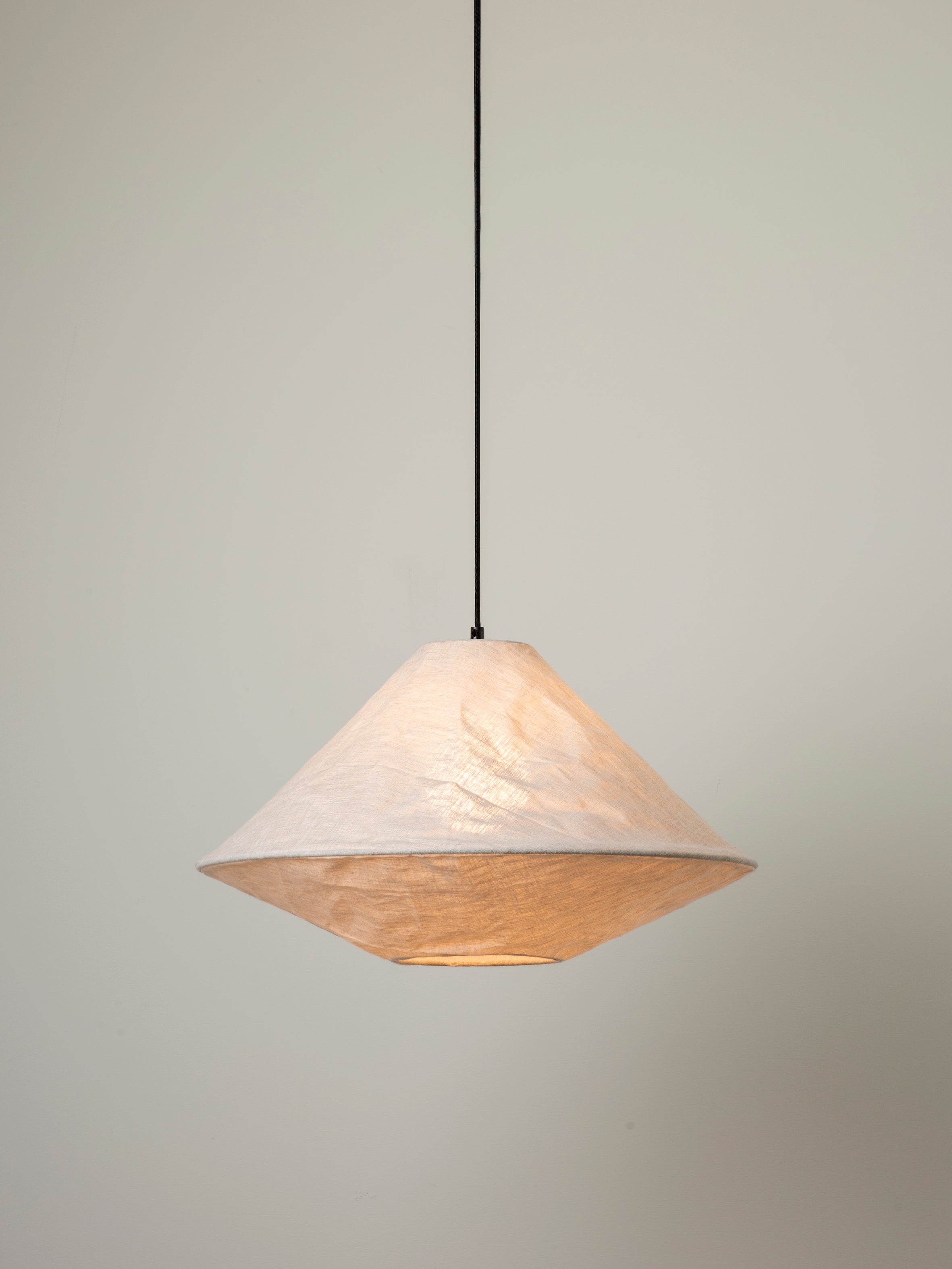 Siya - collapsible linen shade | Lamp shade | Lights & Lamps | UK