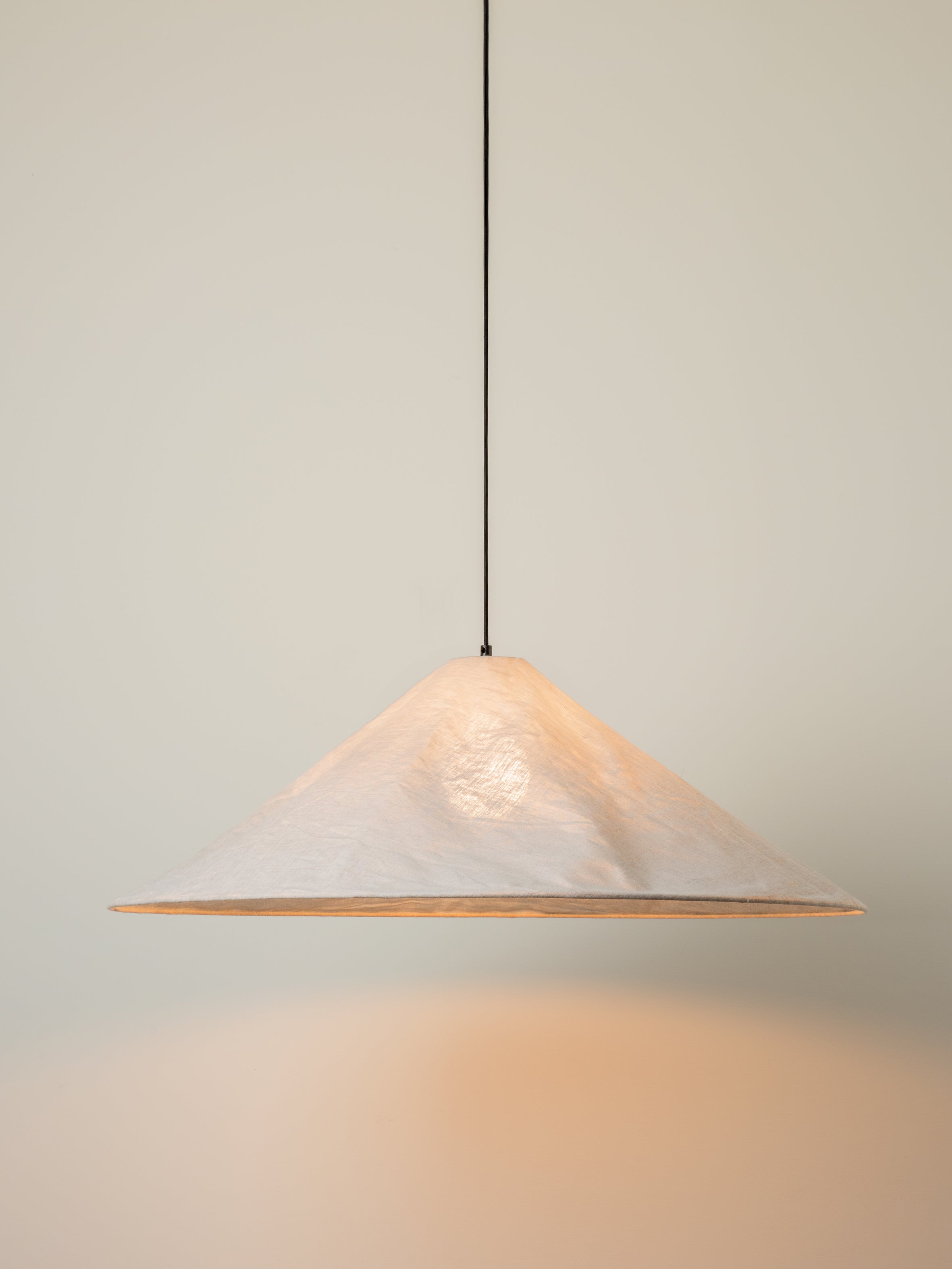 Siya - collapsible oversized linen shade | Lamp shade | lights&lamps | UK | Modern Affordable Designer Lighting