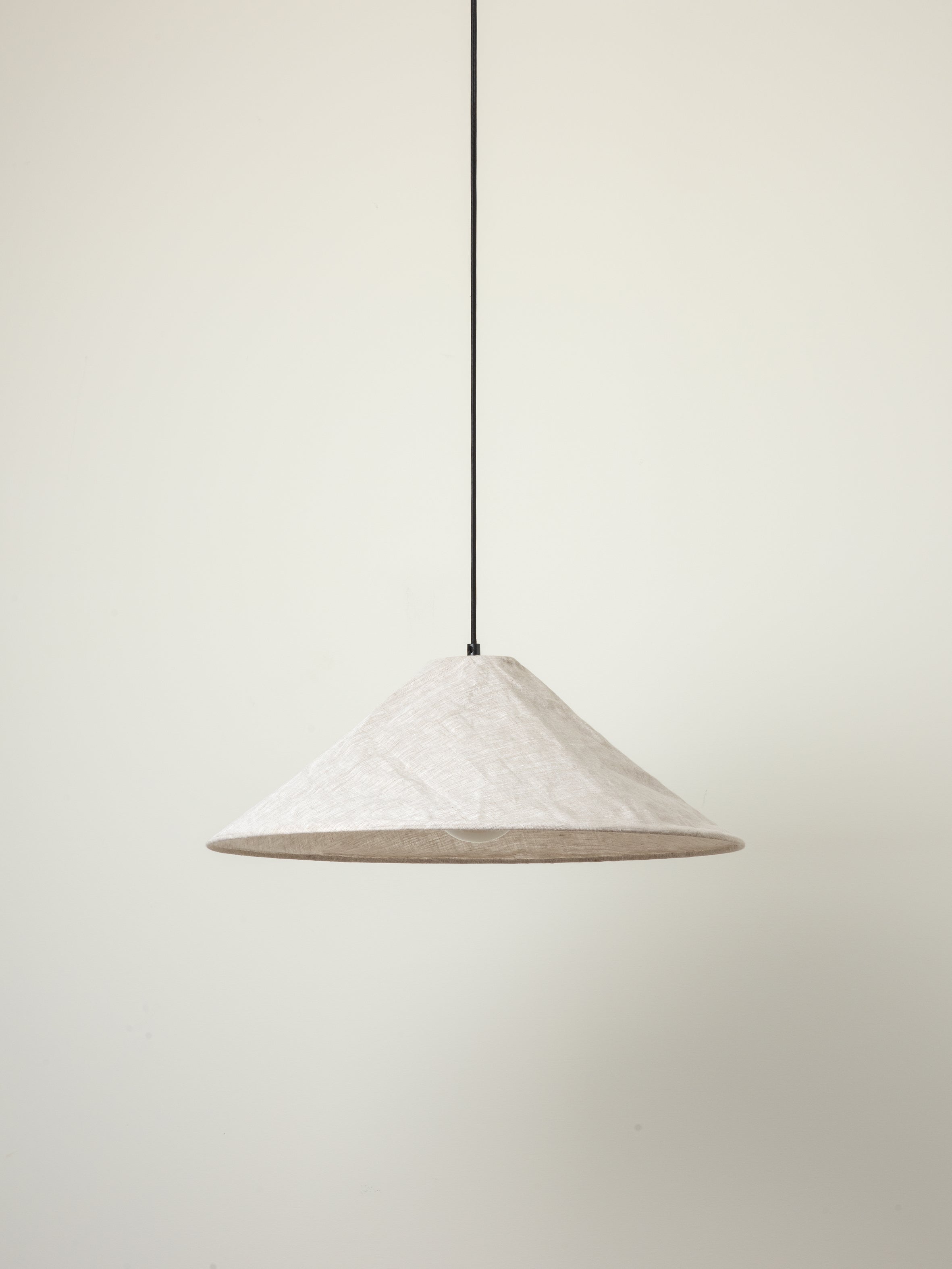 Siya - collapsible large linen shade | Lamp shade | lights&amp;lamps | UK | Modern Affordable Designer Lighting
