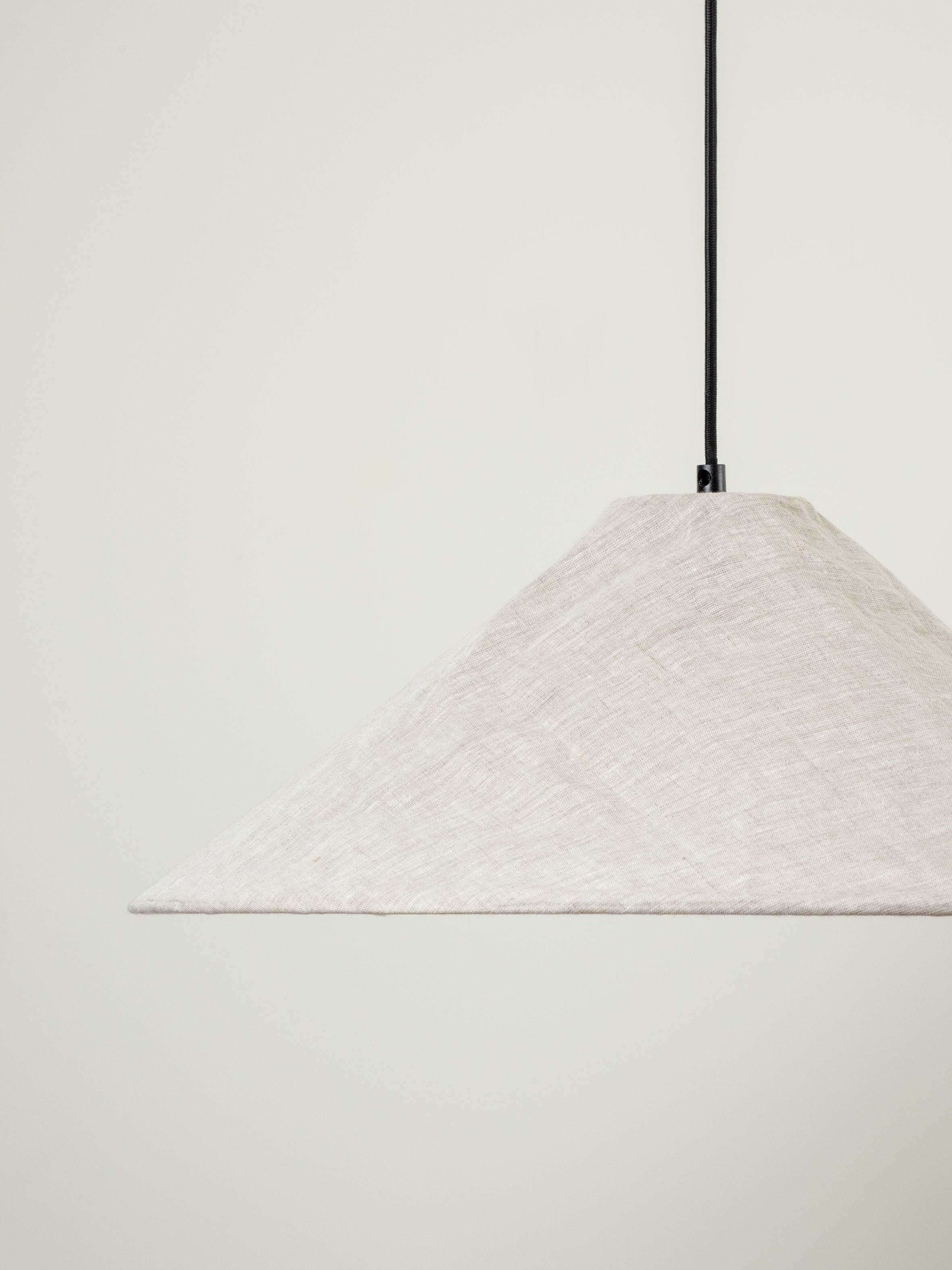 Siya - collapsible large linen shade | Lamp shade | lights&lamps | UK | Modern Affordable Designer Lighting