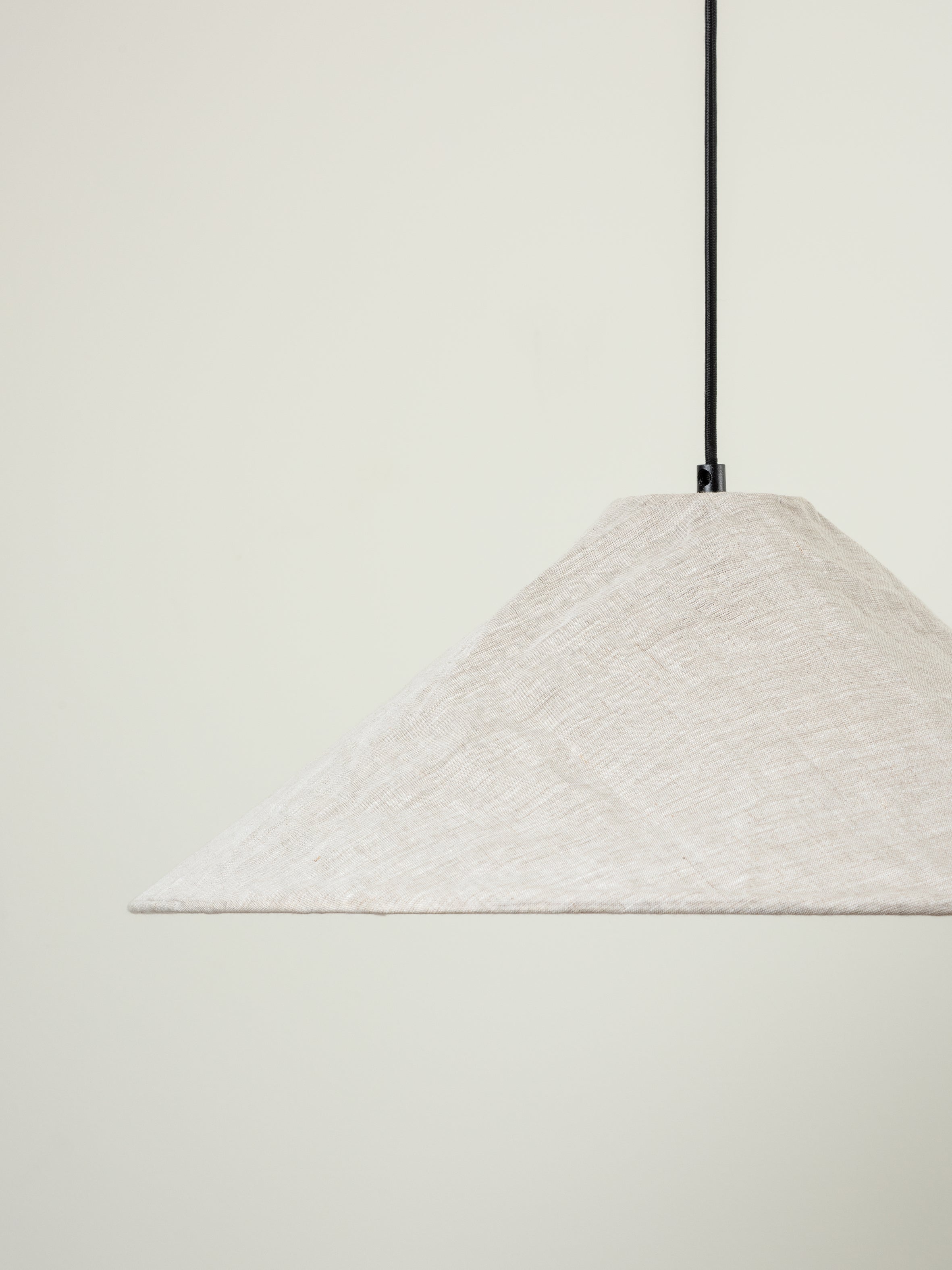 Siya - collapsible large linen shade | Lamp shade | Lights & Lamps | UK